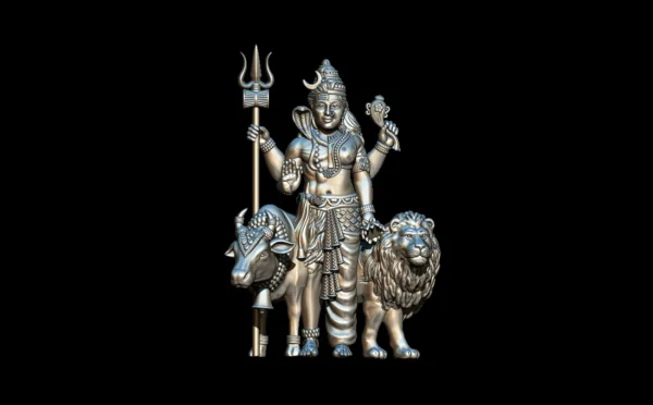 Ardhanarishvara 3D models