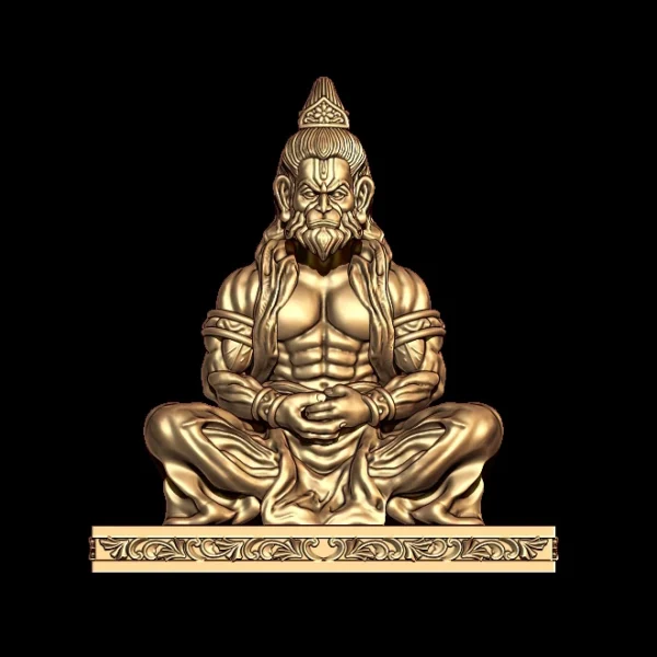 Hanuman ji 3D Model Pavan Sut Idol STL Files Download