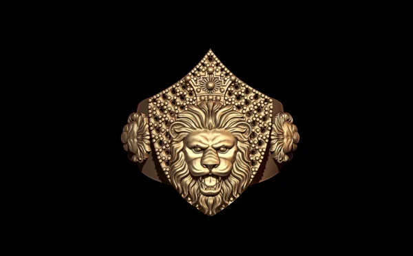 Lion Ring 3D print model file
