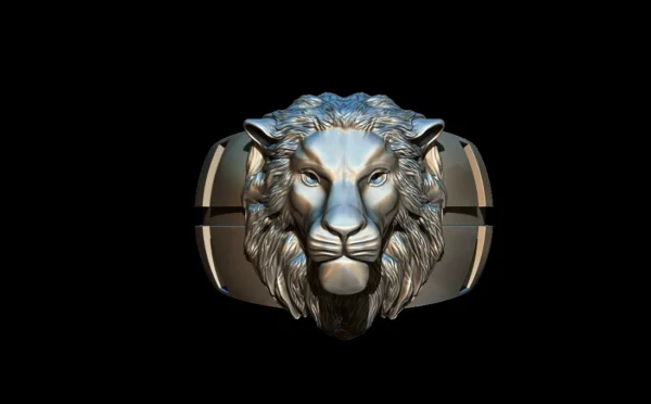 Lion ring 3D print models