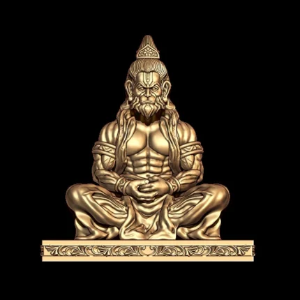 Hanuman ji 3D Model Pavan Sut Idol