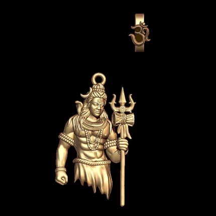 Shiva 3D model pendant